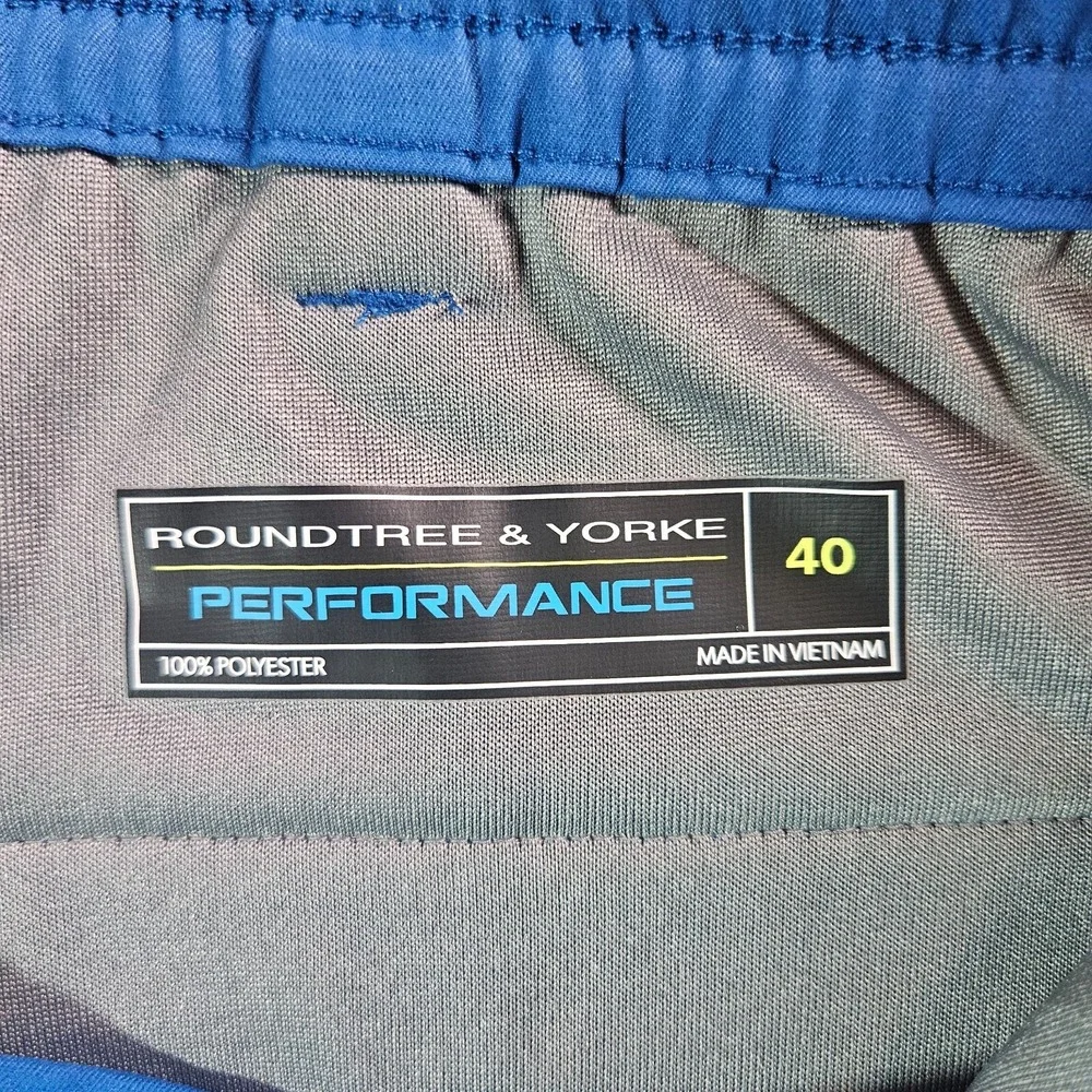 NWT Roundtree & Yorke Performance Shorts Men 40 x 7